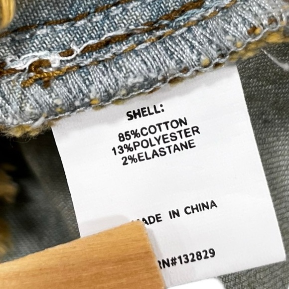 Superdown Pleated Raw Hem Denim Mini Skirt Medium Faded Light Wash Y2K - Picture 9 of 11